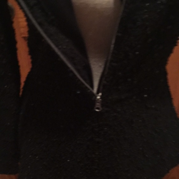 Max Jeans black zip up fancy sweater size small - Picture 5 of 5